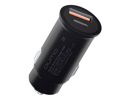 Зарядное устройство QUMO АЗУ QC/PD (Charger 0088) USB + Type C